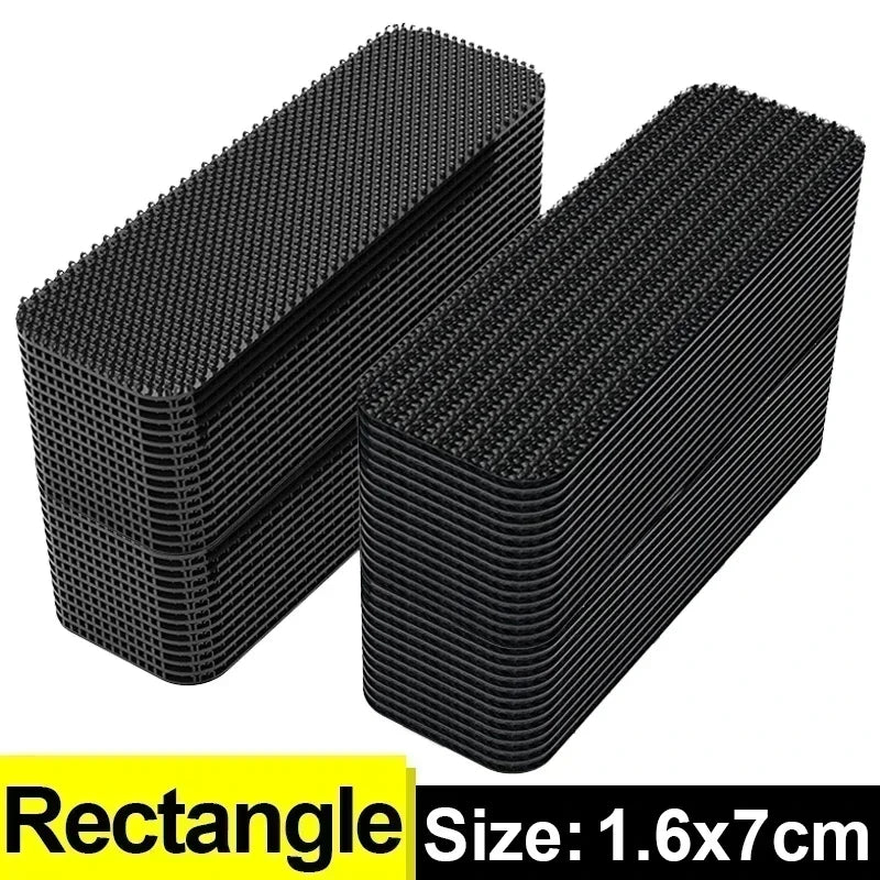 Double-Sided Carpet Fixing Stickers Anti-Slip Pads rectangle 5pairs-10pcs by HitMyNeed