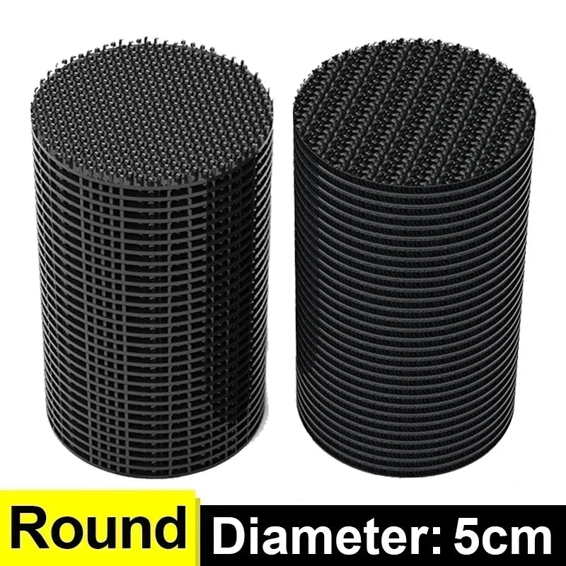 Double-Sided Carpet Fixing Stickers Anti-Slip Pads round 5pairs-10pcs by HitMyNeed