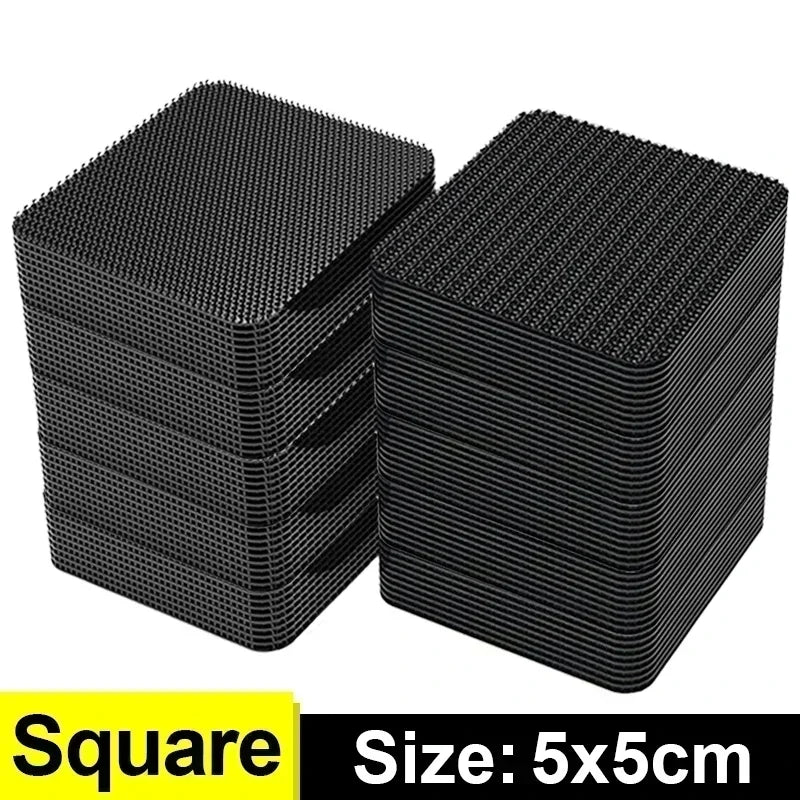 Double-Sided Carpet Fixing Stickers Anti-Slip Pads square 25pairs-50pcs by HitMyNeed