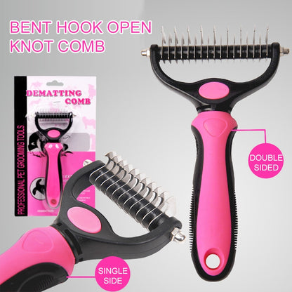 Double-Sided Dematting Tool for Pet Coats by HitMyNeed