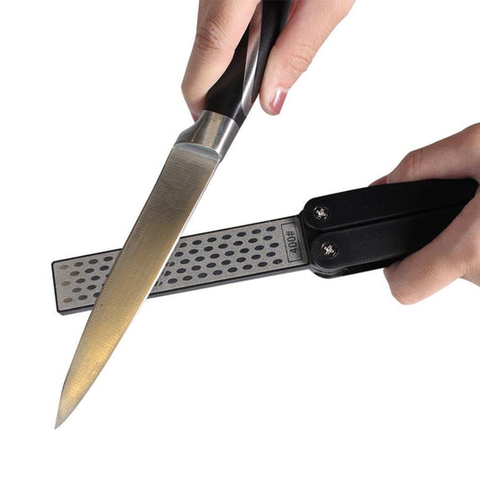 Double-Sided Diamond Ceramic Knife Sharpener by HitMyNeed