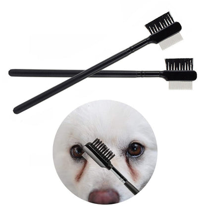 Double-Sided Dog Eye Comb with Gentle Brush by HitMyNeed