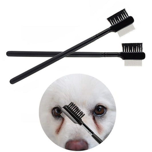 Double-Sided Dog Eye Comb with Gentle Brush by HitMyNeed