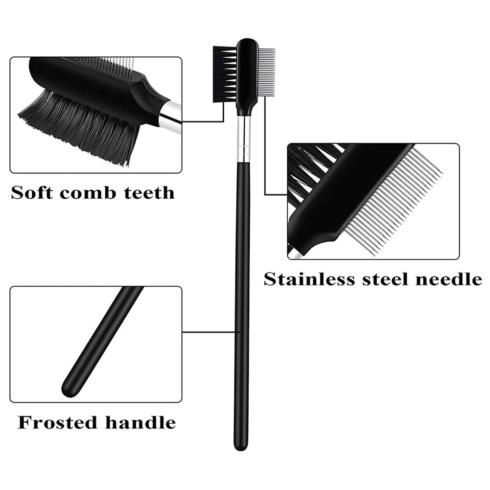 Double-Sided Dog Eye Comb with Gentle Brush by HitMyNeed