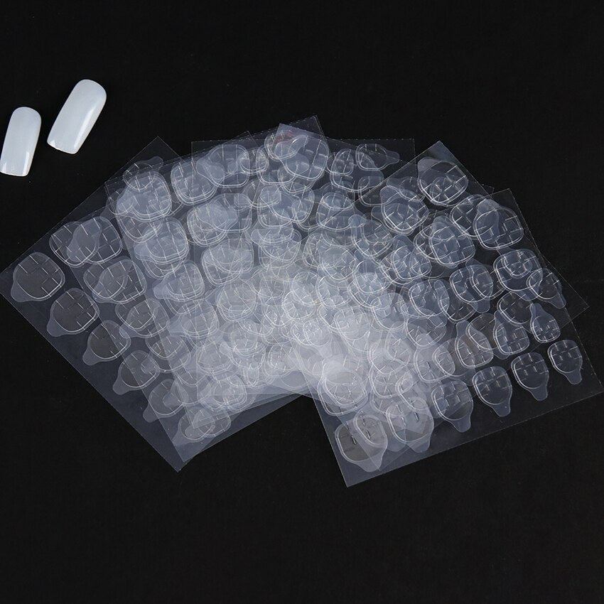 Double-Sided Fake Nail Adhesive Tabs (240 Pieces) by HitMyNeed