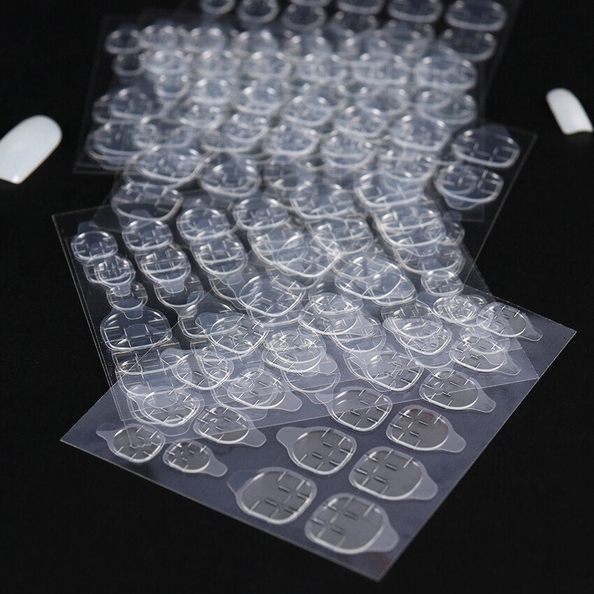 Double-Sided Fake Nail Adhesive Tabs (240 Pieces) by HitMyNeed