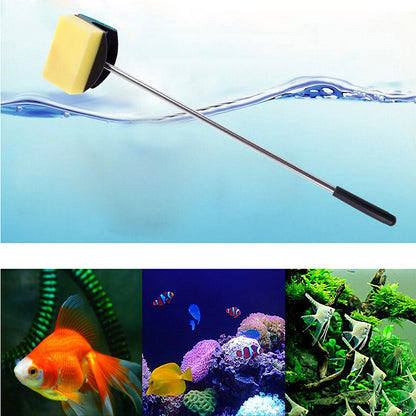 Double Sided Fish Tank Cleaning Sponge with Handle by HitMyNeed