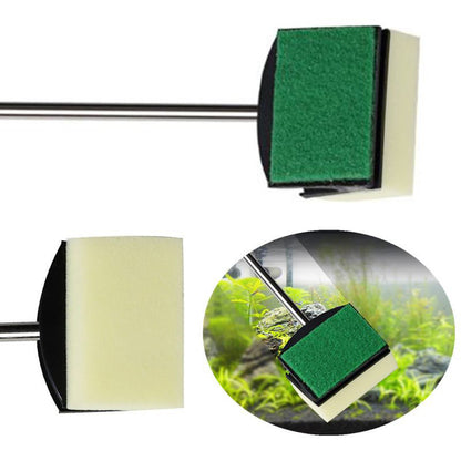 Double Sided Fish Tank Cleaning Sponge with Handle by HitMyNeed