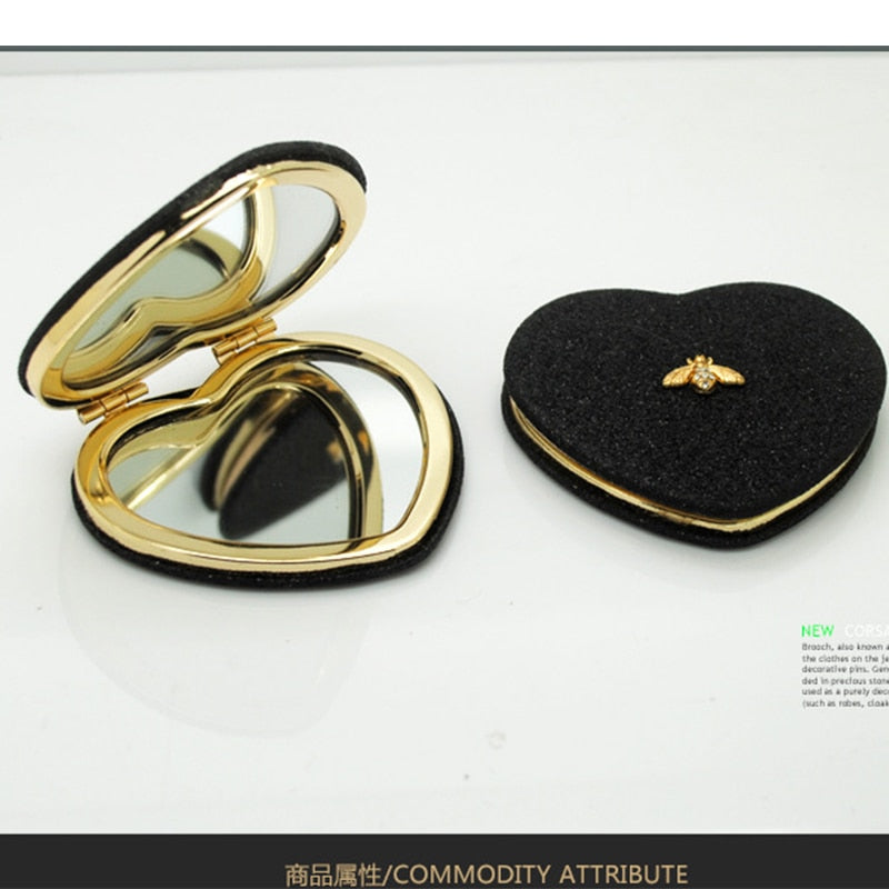 Double-Sided Folding Makeup Mirror, 7cm by HitMyNeed