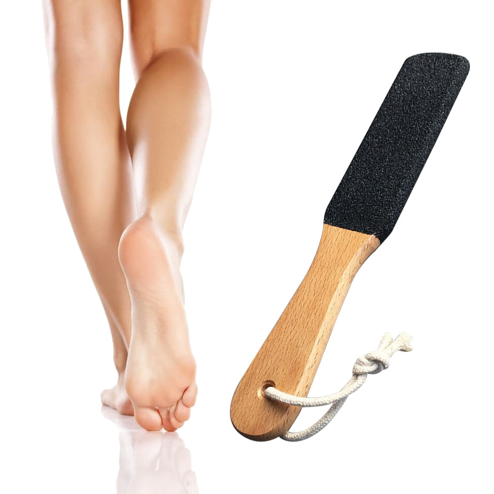 Double Sided Foot Rasp File with Wooden Handle by HitMyNeed