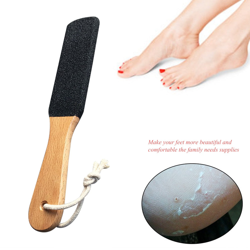 Double Sided Foot Rasp File with Wooden Handle by HitMyNeed