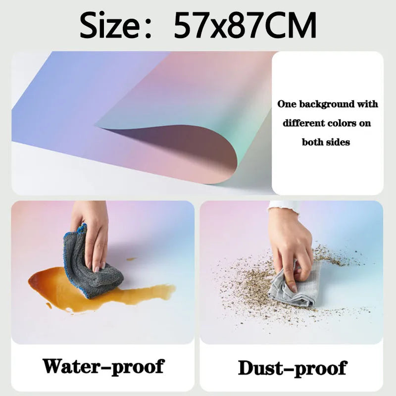 Double-Sided Gradient Photography Backdrop 57×87cm by HitMyNeed