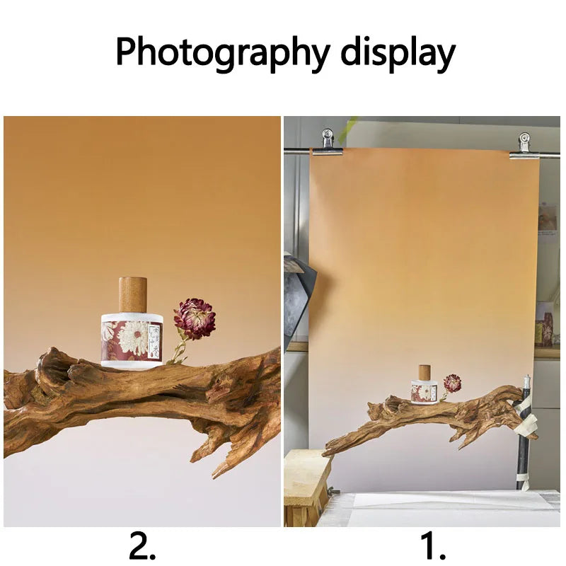 Double-Sided Gradient Photography Backdrop 57×87cm by HitMyNeed