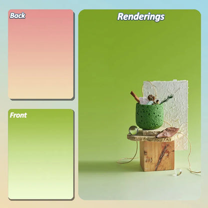 Double-Sided Gradient Photography Backdrop 57×87cm 4.0 by HitMyNeed