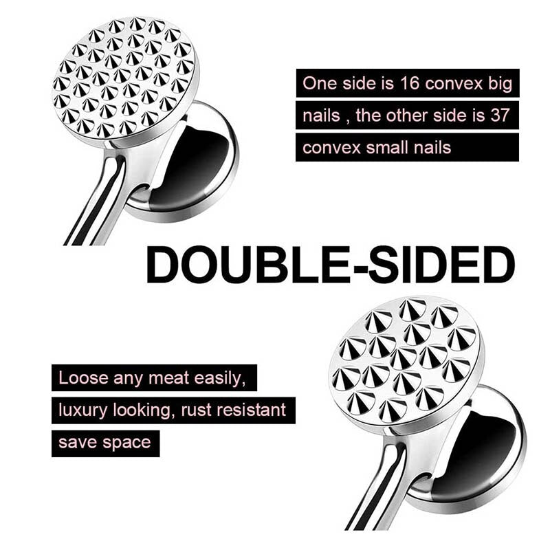 Double-Sided Meat Tenderizer Hammer by HitMyNeed