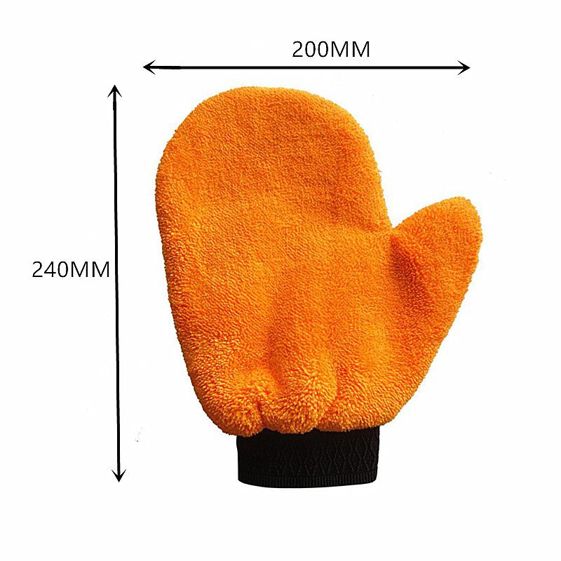Double-Sided Microfiber Car Cleaning Glove by HitMyNeed