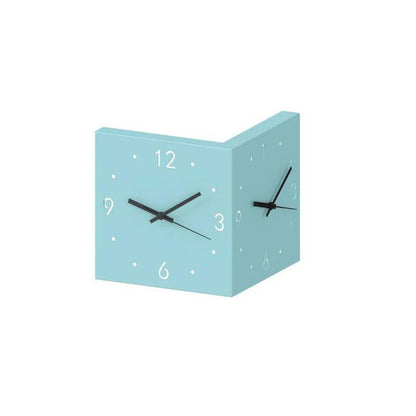 Double-Sided Minimalist Square Wall Clock, Silent by HitMyNeed