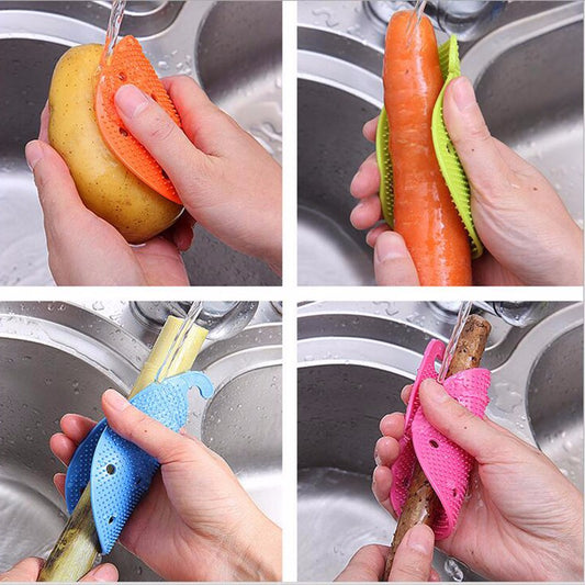 Double Sided Multifunction Silicone Kitchen Brush Mat by HitMyNeed