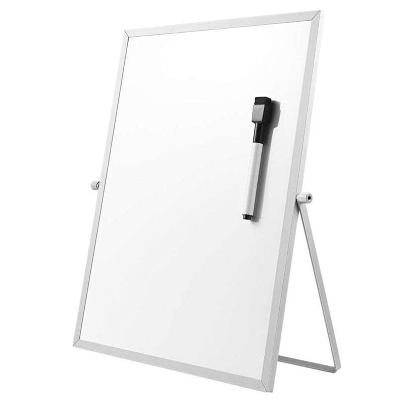 Double-Sided Portable Whiteboard with 360° Stand by HitMyNeed