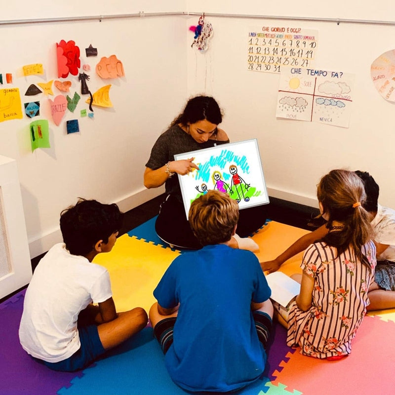 Double-Sided Portable Whiteboard with 360° Stand by HitMyNeed