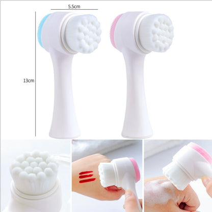 Double-Sided Silicone Facial Cleansing Brush by HitMyNeed