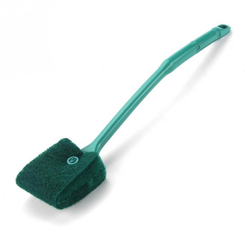 Double-Sided Sponge Aquarium Cleaning Brush green by HitMyNeed