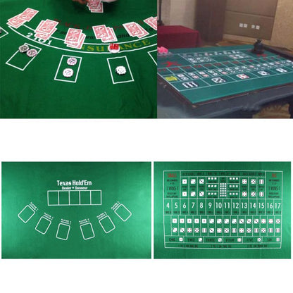 Double Sided Texas Hold'em & Blackjack Tablecloth by HitMyNeed