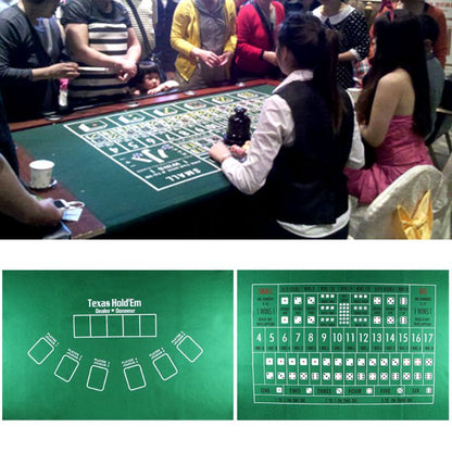 Double Sided Texas Hold'em & Blackjack Tablecloth by HitMyNeed