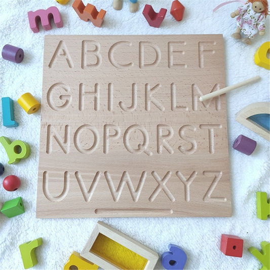 Double Sided Wooden Tracing Board for Kids by HitMyNeed