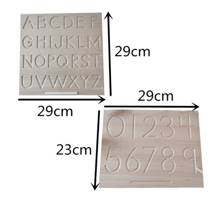 Double Sided Wooden Tracing Board for Kids by HitMyNeed