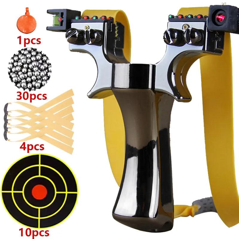 Double Spiral Slingshot Set with Targets by HitMyNeed