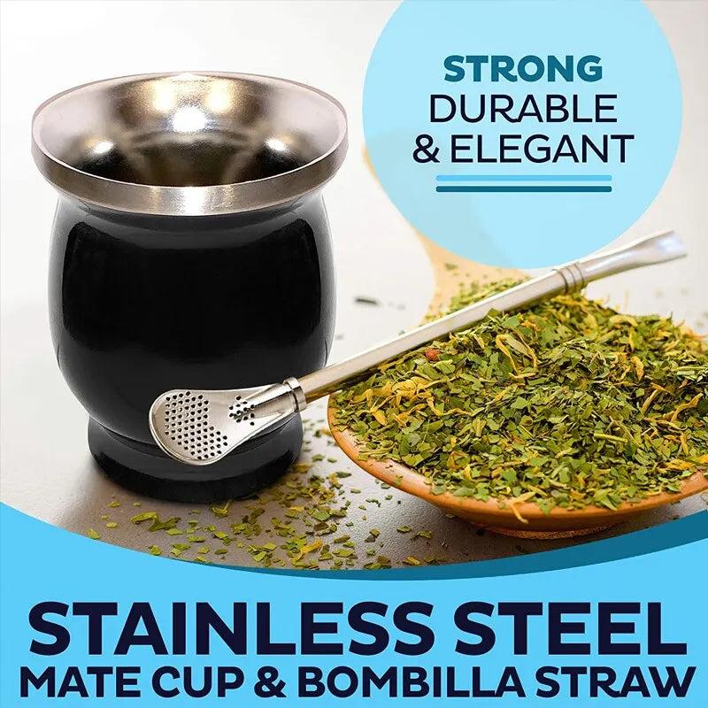 Double Wall Stainless Steel Mate Cup Set by HitMyNeed