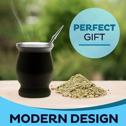 Double Wall Stainless Steel Mate Cup Set by HitMyNeed