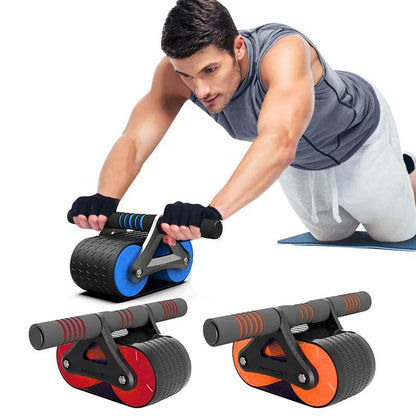 Double Wheel Ab Roller with Automatic Rebound by HitMyNeed
