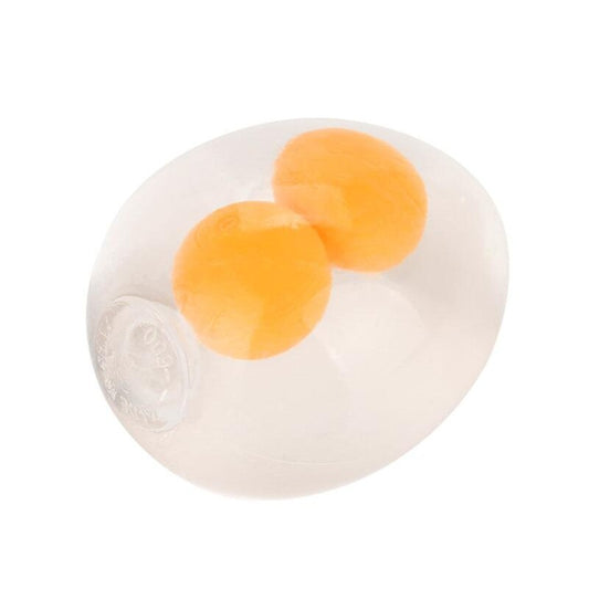 Double Yolk Egg Squishy Stress Ball Toy by HitMyNeed