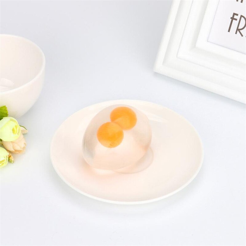 Double Yolk Egg Squishy Stress Ball Toy by HitMyNeed