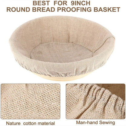 Dough Proofing Bread Basket Covers, 10" (Set of 6) by HitMyNeed