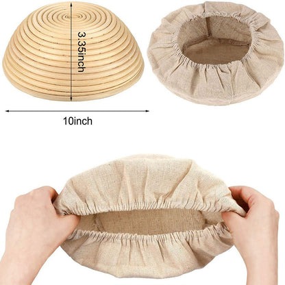 Dough Proofing Bread Basket Covers, 10" (Set of 6) by HitMyNeed