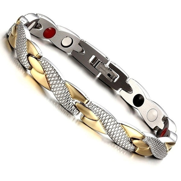 Dragon Pattern 6‑in‑1 Magnetic Therapy Bracelet by HitMyNeed