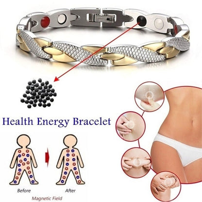 Dragon Pattern 6‑in‑1 Magnetic Therapy Bracelet by HitMyNeed