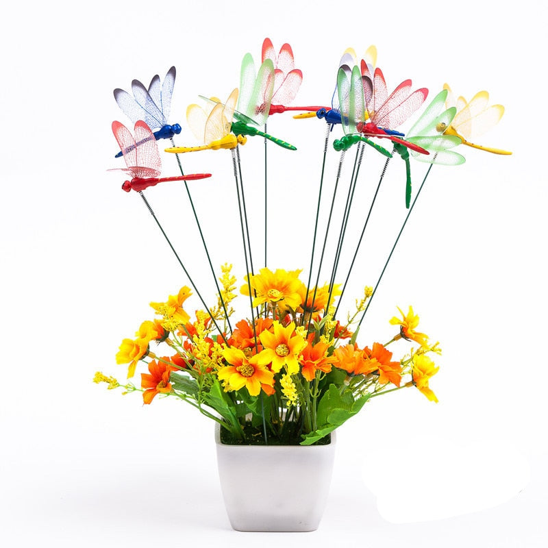 Dragonfly Garden Decor Stakes, 10-Pack by HitMyNeed
