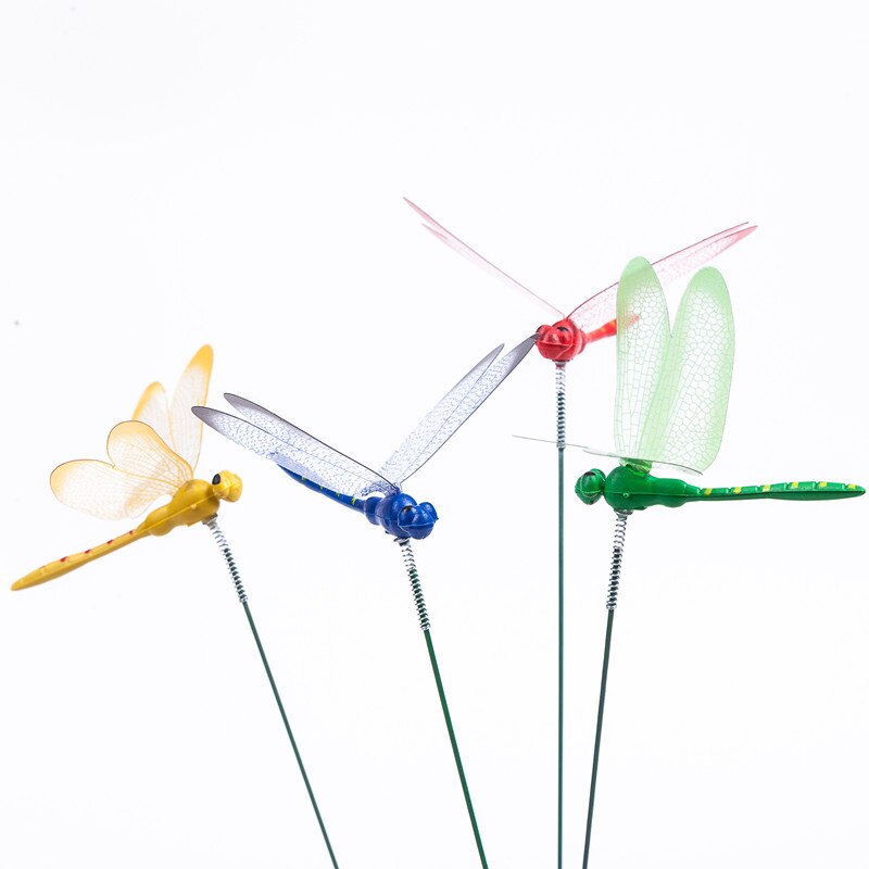 Dragonfly Garden Decor Stakes, 10-Pack by HitMyNeed