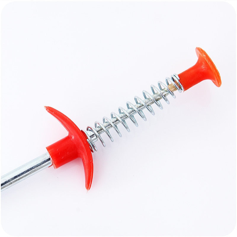 Drain Snake Clog Remover with Spring Grip Claw by HitMyNeed