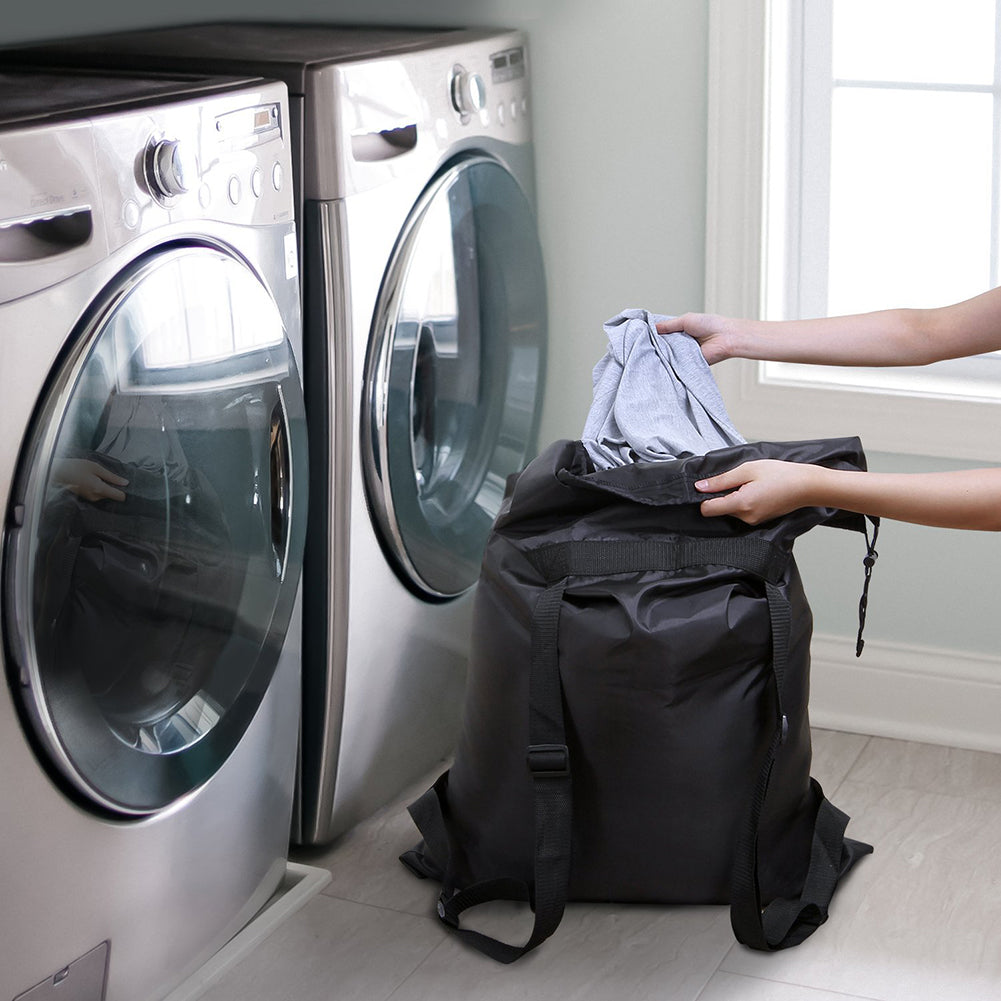 Drawstring Camping Laundry Bag Backpack by HitMyNeed
