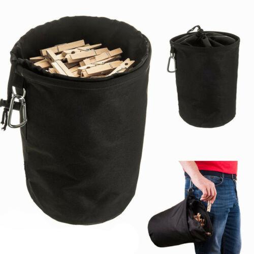 Drawstring Clothespin Hanger Bag with Hook by HitMyNeed