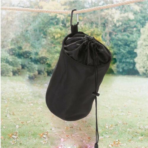 Drawstring Clothespin Hanger Bag with Hook by HitMyNeed