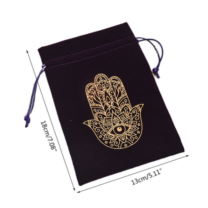 Drawstring Flannel Tarot Card Pouch by HitMyNeed