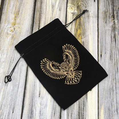 Drawstring Flannel Tarot Card Pouch by HitMyNeed