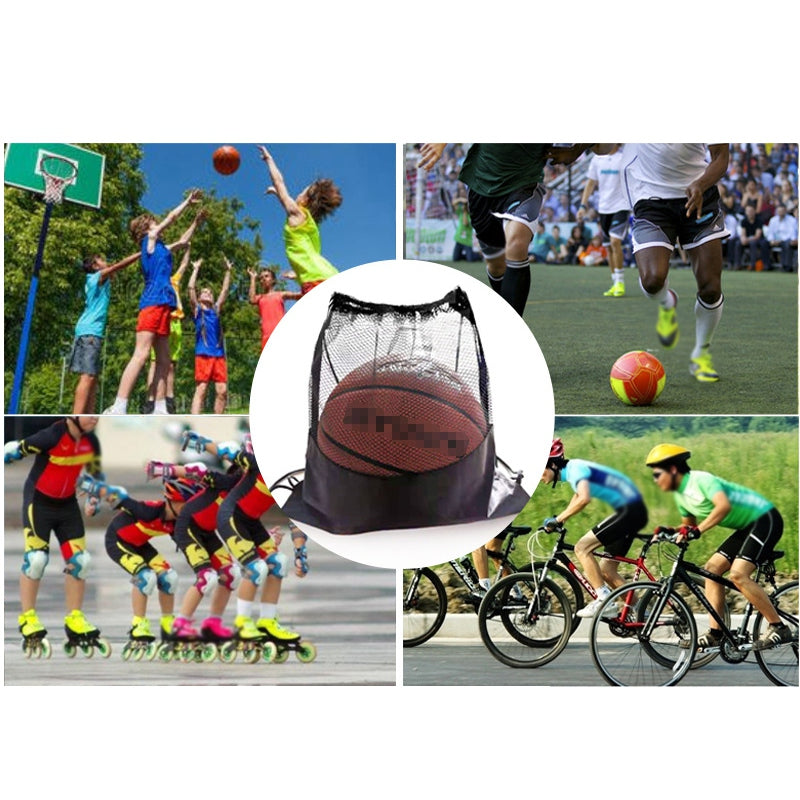 Drawstring Mesh Basketball and Sports Ball Bag by HitMyNeed