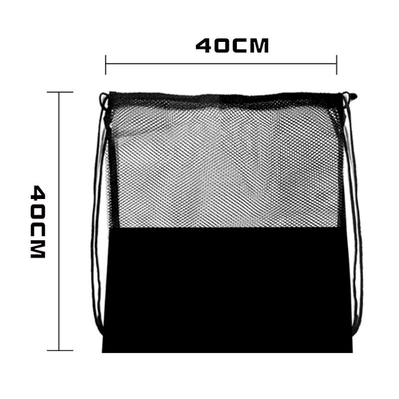 Drawstring Mesh Basketball and Sports Ball Bag by HitMyNeed